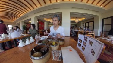 日航アリビラの中華レストランで飲茶ランチバイキングをクーポン割引のお得な料金で楽しんできた。