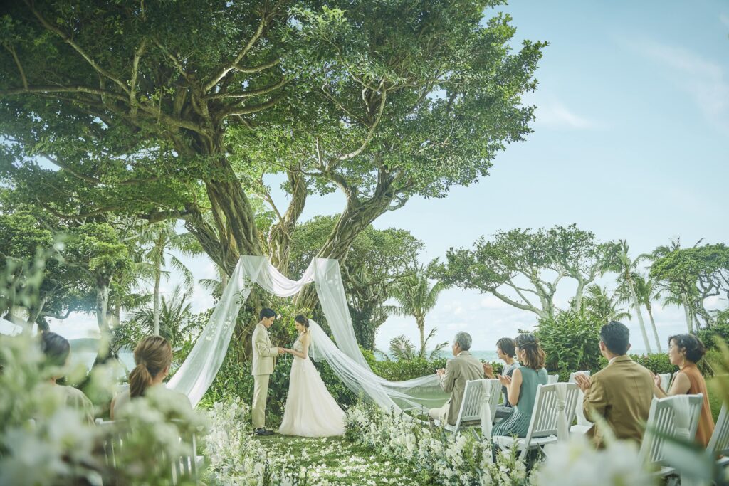 新しい結婚式場がオープン 海が見えるガーデンリゾートウェディング マヒナ ガーデンウェディング のぶ沖縄情報チャンネルブログ